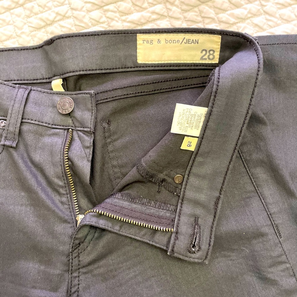 Rag and Bone grey jean legging
